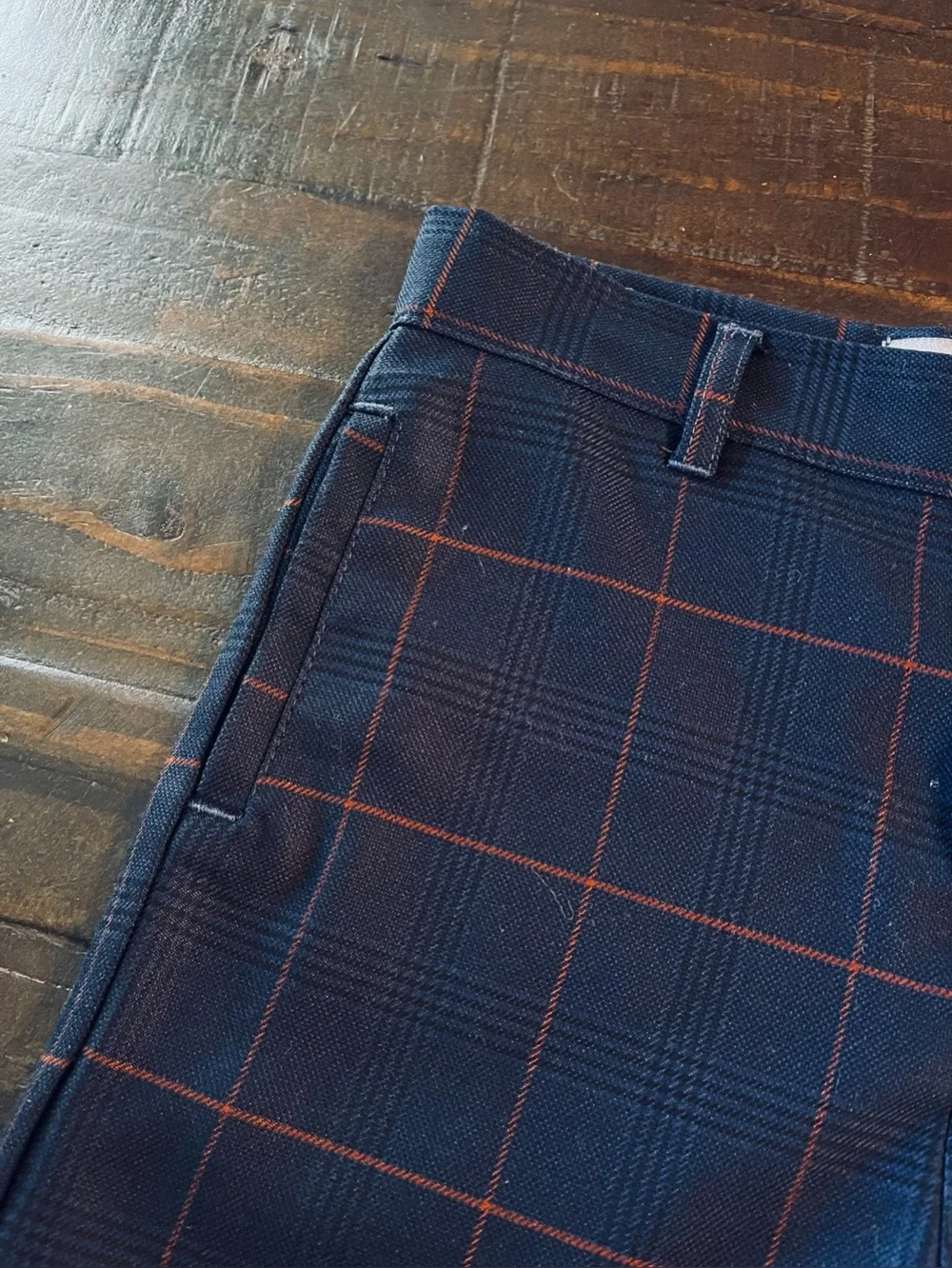 BELATI BOUTIQUE NWOT STRIPED NAVY BOYS DRESS PANTS 7